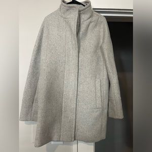 J Crew city coat, size 8, heather dusk